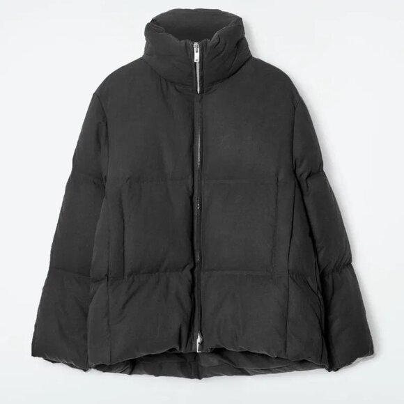 COS Oversized Hooded Down Puffer Jacket (S) - Picture 2 of 4